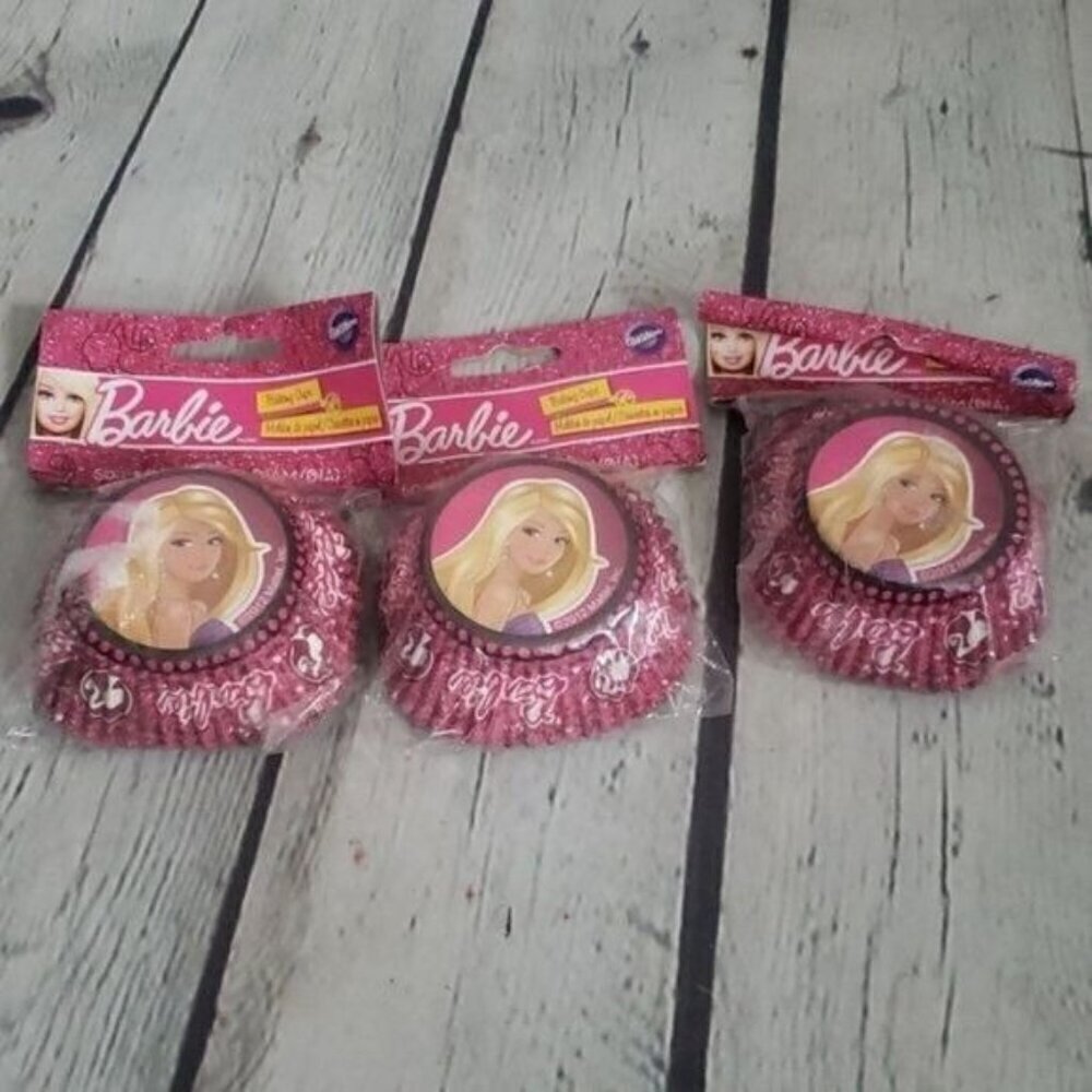 Wilton Barbie Baking Caps Birthday Party Pink